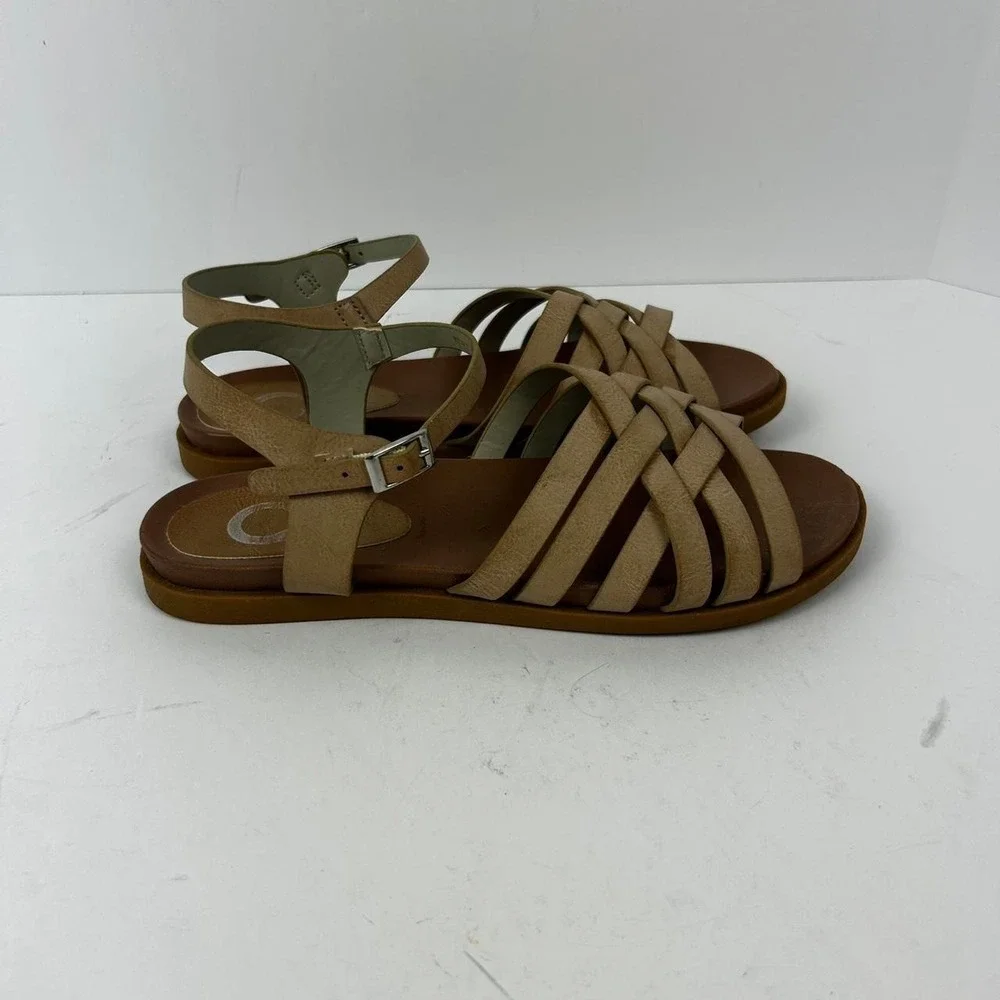 Journee Collection Women's Kimmie Sandals Beige Sz 7
